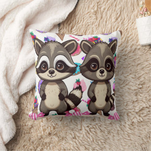 Wasbeer Schattige Kawaii Twin Sweet Print Kussen