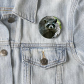 Wasbeer Speld Ronde Button 5,7 Cm (In situ)