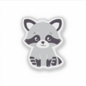 Wasbeer Sticker (Voorkant)