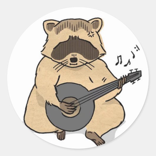 wasbeer sticker (Voorkant)