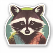 wasbeer sticker (Voorkant)