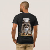 Wasbeer sushi chef t-shirt (Achterkant volledig)