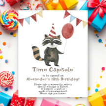 Wasbeer Tijd Capsule 1e verjaardag