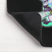 Wasbeer Trash Panda Scary Vaporwave 80s Animal Spo Muismat (Hoek)