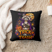 Wasbeer Trick or Trash Vampier Halloween Kussen (Deken)
