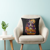 Wasbeer Trick or Trash Vampier Halloween Kussen (Stoel)