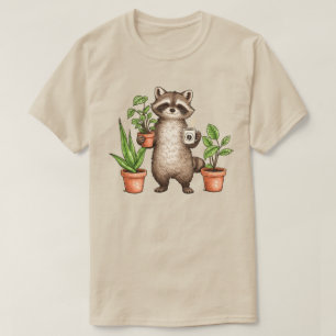 Wasbeer Tuinieren - Powered by Planten & Koffie T-shirt