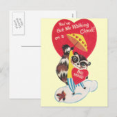  wasbeer Valentijn Feestdagenkaart (Voorkant / Achterkant)