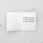 WASBEER/VERJAARDAG HUMOR/KAN IK HET MASKER NU UITD KAART (Binnen)