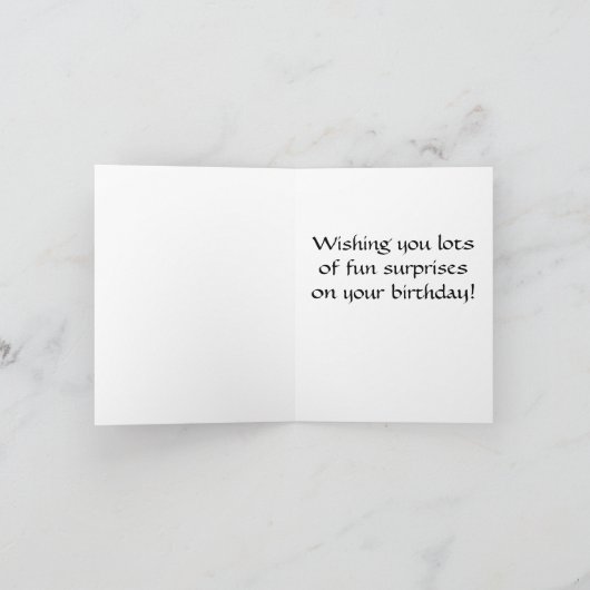 WASBEER/VERJAARDAG HUMOR/KAN IK HET MASKER NU UITD KAART (Binnen)