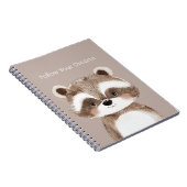Wasbeer Volg Je Dromen Notitieboek (Rechterzijde)