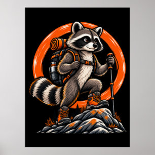 Wasbeer Wandelaar – Wilde Paden Poster