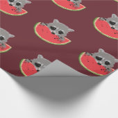 wasbeer watermeloen cadeaupapier (Hoek)