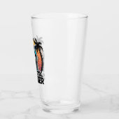 wasbeer wild meisje zomer  opossum liefhebber glas (Links)