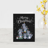 Wasbeer Xmas Tree Wasbeer Kerstboom Merry Christus Kaart (Gele Bloem)