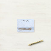 Wasbeer Zwem Post-it Notities Post-it® Notes (Op bureau)