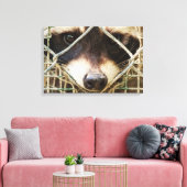 WASBEERDRUK OP LINNEN CANVAS AFDRUK (Insitu (Woonkamer))