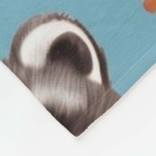 Wasbeerfeest Fleece Deken (Hoek)