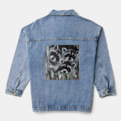 wasbeergat denim jacket (Achterkant)