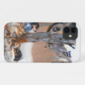 Wasbeerhond jacht Case-Mate iPhone case (Achterkant (horizontaal))