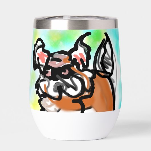Wasbeerhond schattig (Achterkant)