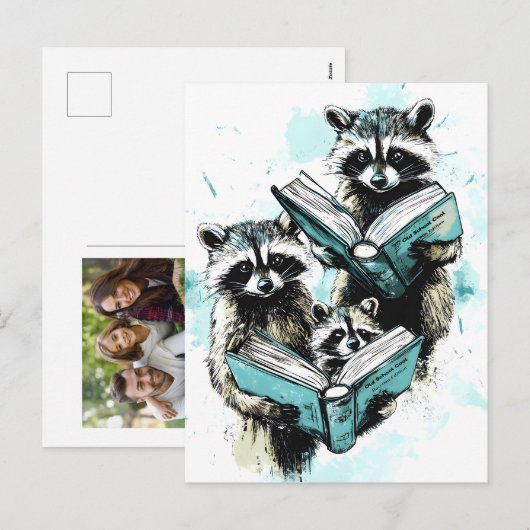  wasbeerlezers club feestdagenkaart (Voorkant / Achterkant)