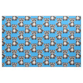 Wasbeerpatroon blauw ontwerp stof (Fat Quarter)