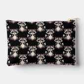 Wasbeerpatroon zwart design etui (Achterkant)