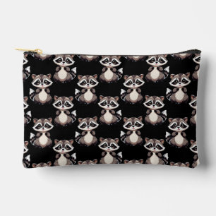 Wasbeerpatroon zwart design etui