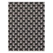 Wasbeerpatroon zwart design  tafelkleed (Voorkant)