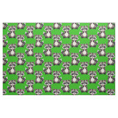 Wasbeerpatroonontwerp groen  stof (Fat Quarter)