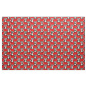 Wasbeerpatroonontwerp Rood Stof (Yard (91,4 cm))