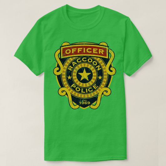 Wasbeerpolitie T-shirt (Design voorkant)