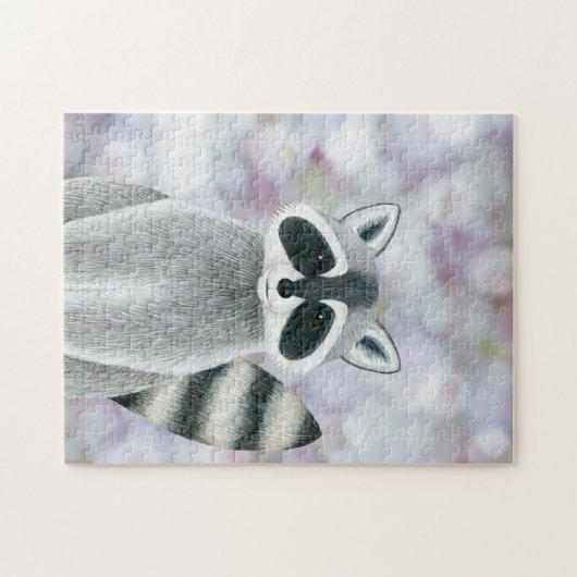 wasbeerportret legpuzzel (Horizontaal)