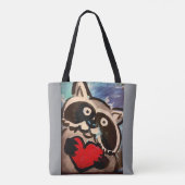 wasbeerschoudertas tote bag (Achterkant)