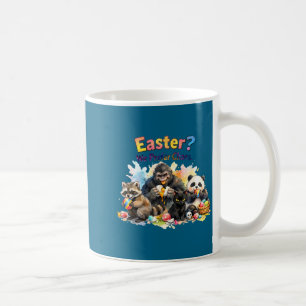 Wasbeert gorilla panda kat paasei humor koffiemok