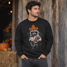 Wasbeervoetbal herfst beanie koffie graphic