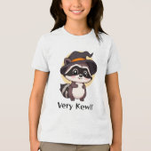 Wasbeervrouw heel gaaf Tri-Blend shirt (Voorkant)