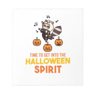 Wasbeest Halloween Pompoen Feest Notitieblok