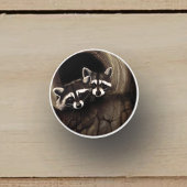 Wasberen Bruine Schattigee Boom Keramische Knop