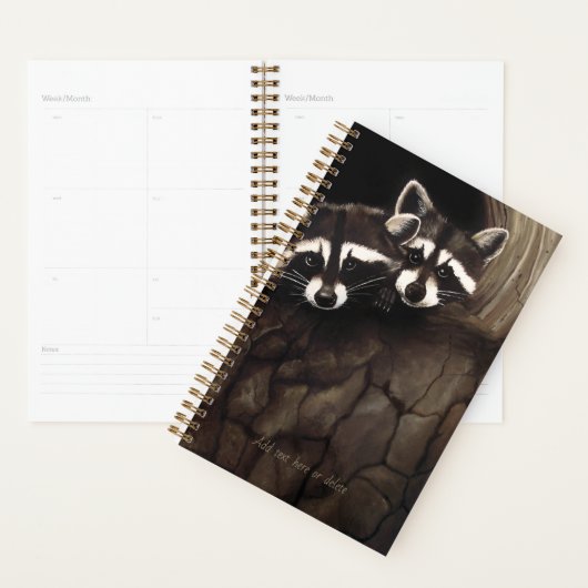 Wasberen Bruine Schattigee Boom Planner (Display)