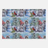 Wasberen en dieren in het wild inpakpapier vel (Voorkant 3)