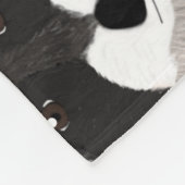 wasberen fleece deken (Hoek)