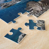 Wasberen genieten van de dag legpuzzel (Zijkant)