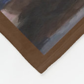 Wasberen Gevist Fleece Deken (Hoek)