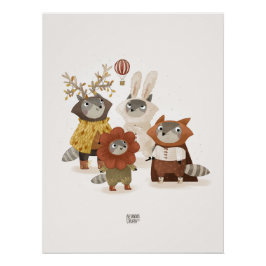 wasberen kostuum partij perfect poster