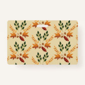 Wasberen met boeken Bibliotheek Hall Pass Badge (Achterkant)