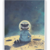 Wasberen praten alleen over afval sticker (Voorkant)