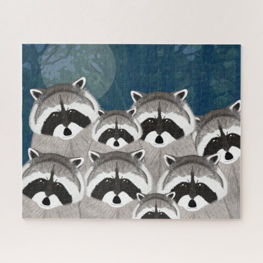 Wasberen puzzel (Horizontaal)