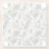 wasbloemblaadje glazen onderzetter (Achterkant)